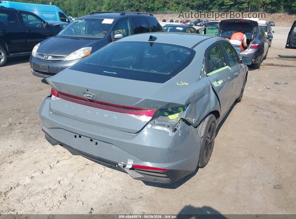 KMHLS4AG8NU369775 2022 HYUNDAI ELANTRA Gray Задня права чверть
