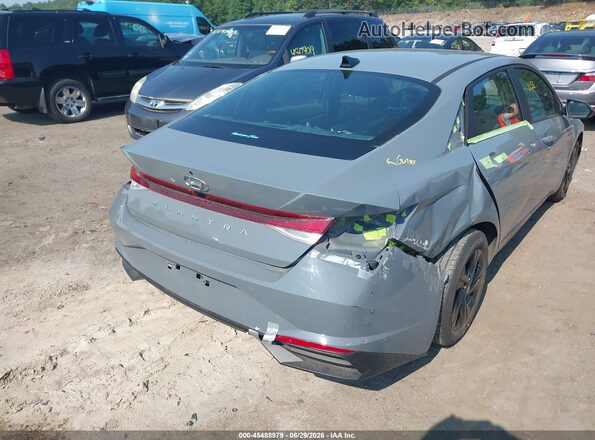 KMHLS4AG8NU369775 2022 HYUNDAI ELANTRA Gray Вид спереду
