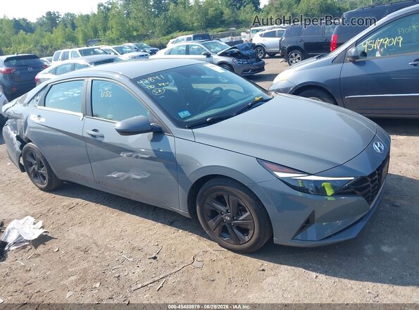 KMHLS4AG8NU369775 2022 HYUNDAI ELANTRA Gray Вид задньої частини салону