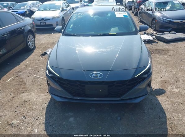 KMHLS4AG8NU369775 2022 HYUNDAI ELANTRA Gray Вид щитка приладів