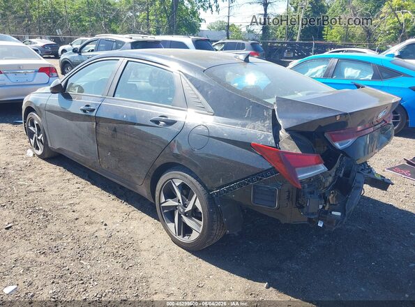 KMHLS4AG8PU403409 2023 HYUNDAI ELANTRA Черный Задняя левая четверть