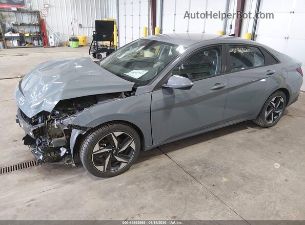 KMHLS4AG8PU431548 2023 HYUNDAI ELANTRA Серый Передняя левая четверть
