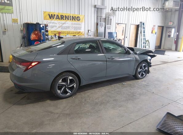 KMHLS4AG8PU431548 2023 HYUNDAI ELANTRA Серый Задняя правая четверть