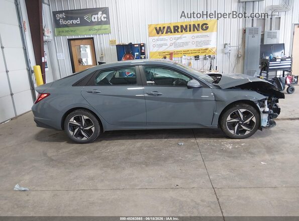 KMHLS4AG8PU431548 2023 HYUNDAI ELANTRA Серый Панорамный вид салона 360°