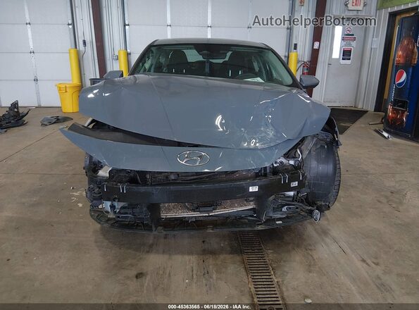 KMHLS4AG8PU431548 2023 HYUNDAI ELANTRA Серый Вид задней части салона