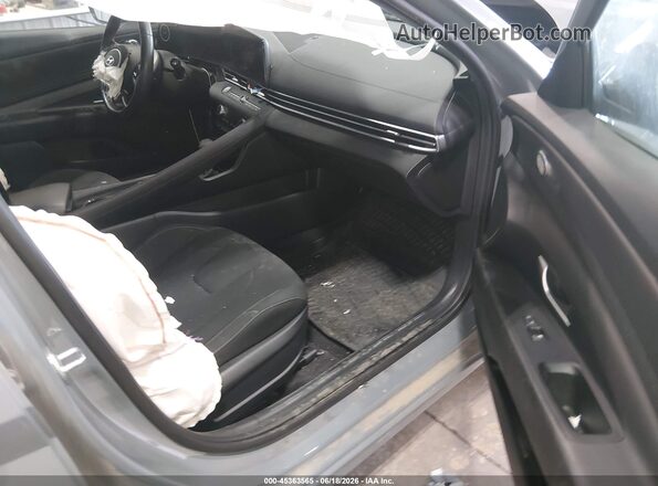 KMHLS4AG8PU431548 2023 HYUNDAI ELANTRA Серый Вид салона спереди