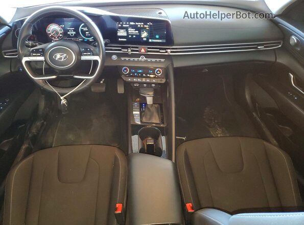 KMHLS4AG8PU487957 2023 HYUNDAI ELANTRA Gray Առջևի վահանակի տեսք