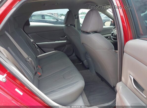 KMHLS4AG8PU563919 2023 HYUNDAI ELANTRA Red VIN კოდის სტიკერის ხედი