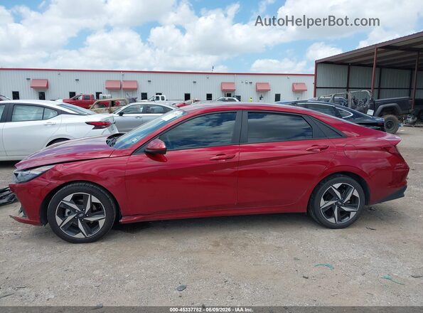 KMHLS4AG8PU563919 2023 HYUNDAI ELANTRA Red 