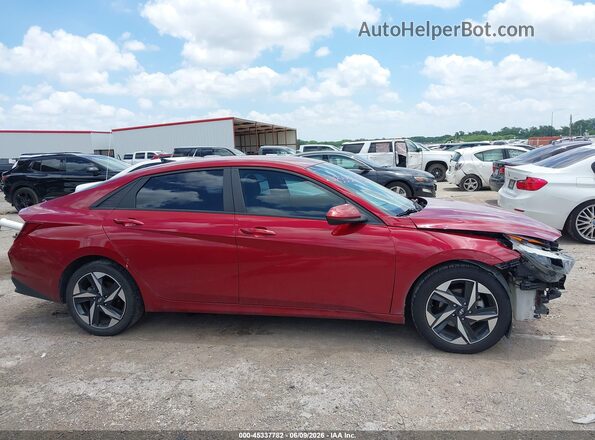 KMHLS4AG8PU563919 2023 HYUNDAI ELANTRA Red სალონის 360-გრადუსიანი ხედი