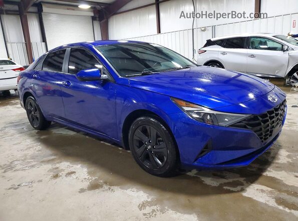 KMHLS4AG9NU314381 2022 HYUNDAI ELANTRA Blue 