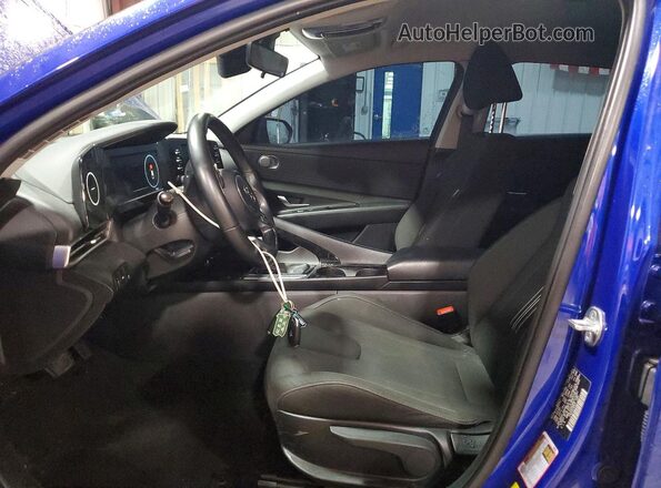 KMHLS4AG9NU314381 2022 HYUNDAI ELANTRA Blue 