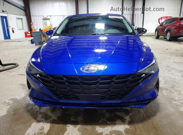 KMHLS4AG9NU314381 2022 HYUNDAI ELANTRA Blue 