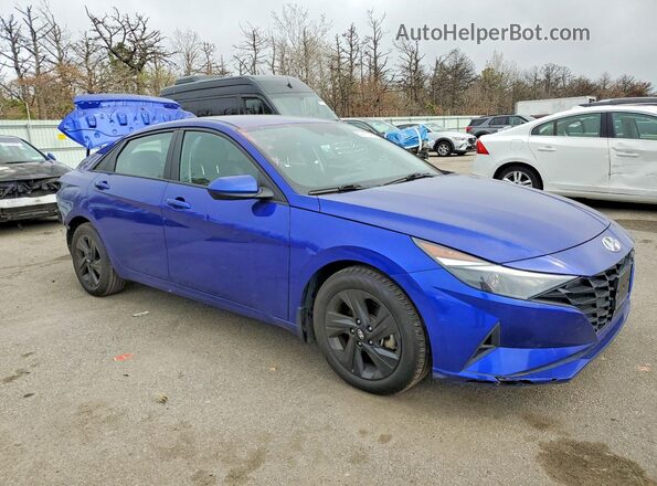 KMHLS4AG9NU336218 2022 HYUNDAI ELANTRA Blue Front right