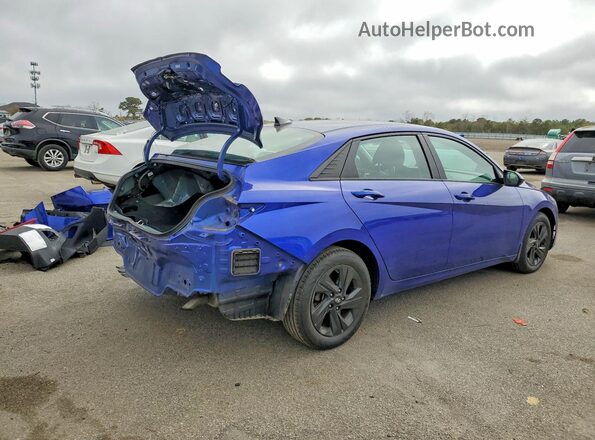 KMHLS4AG9NU336218 2022 HYUNDAI ELANTRA Blue Rear right