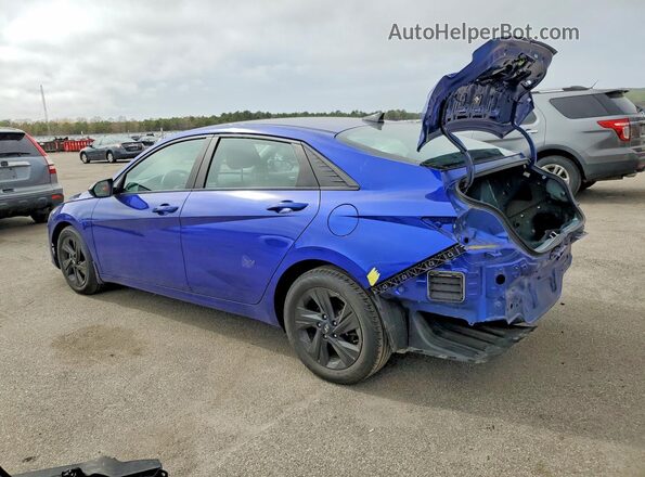 KMHLS4AG9NU336218 2022 HYUNDAI ELANTRA Blue Rear left