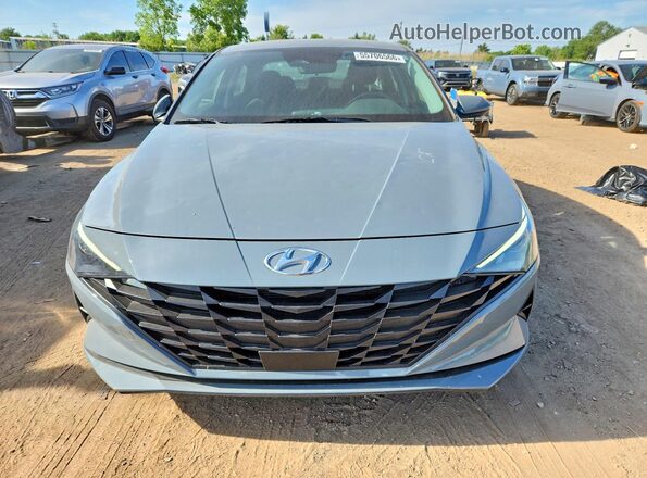 KMHLS4AG9PU404911 2023 HYUNDAI ELANTRA Blue წინა ხედი