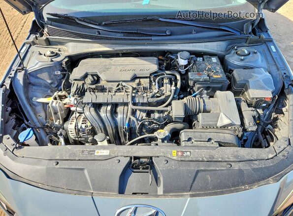KMHLS4AG9PU404911 2023 HYUNDAI ELANTRA Blue უკანა სალონის ხედი
