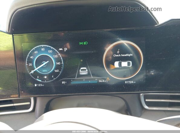 KMHLS4AG9PU448309 2023 HYUNDAI ELANTRA Gray უკანა სავარძლების ხედი