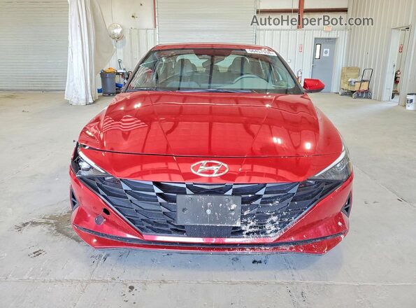 KMHLS4AG9PU459889 2023 HYUNDAI ELANTRA Red Вид спереду