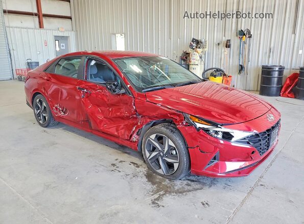 KMHLS4AG9PU459889 2023 HYUNDAI ELANTRA Red Передня права чверть