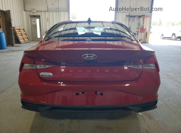 KMHLS4AG9PU459889 2023 HYUNDAI ELANTRA Red Вид ззаду