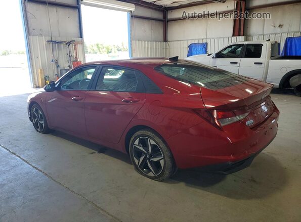 KMHLS4AG9PU459889 2023 HYUNDAI ELANTRA Red Задня ліва чверть