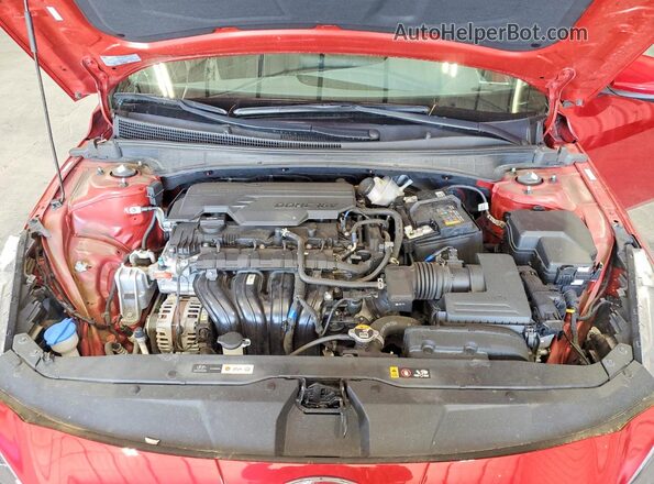 KMHLS4AG9PU459889 2023 HYUNDAI ELANTRA Red Вид задньої частини салону