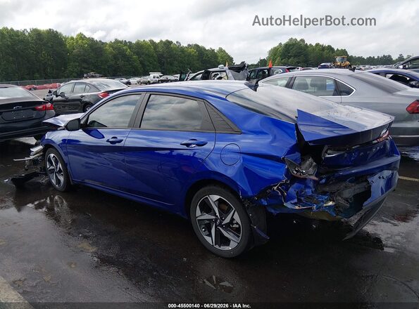 KMHLS4AG9PU557112 2023 HYUNDAI ELANTRA Blue უკანა მარცხენა
