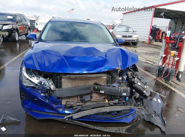 KMHLS4AG9PU557112 2023 HYUNDAI ELANTRA Blue ხელსაწყოთა პანელის ხედი