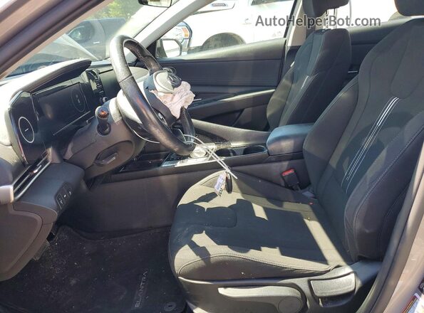 KMHLS4AGXMU211758 2021 HYUNDAI ELANTRA Silver Սալոնի դիմացի տեսք