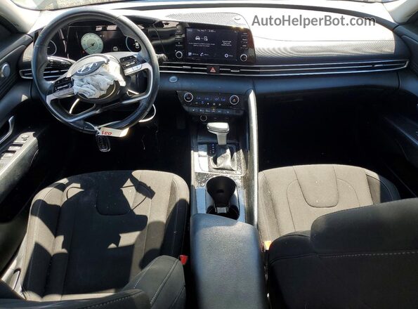 KMHLS4AGXMU211758 2021 HYUNDAI ELANTRA Silver Առջևի վահանակի տեսք