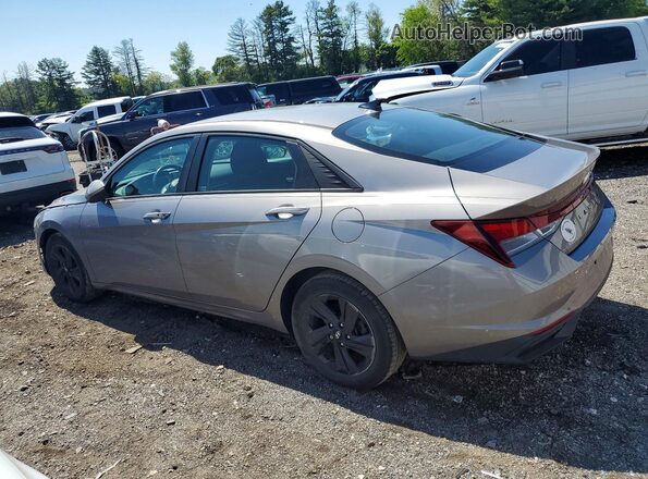 KMHLS4AGXMU211758 2021 HYUNDAI ELANTRA Silver Հետևի ձախ