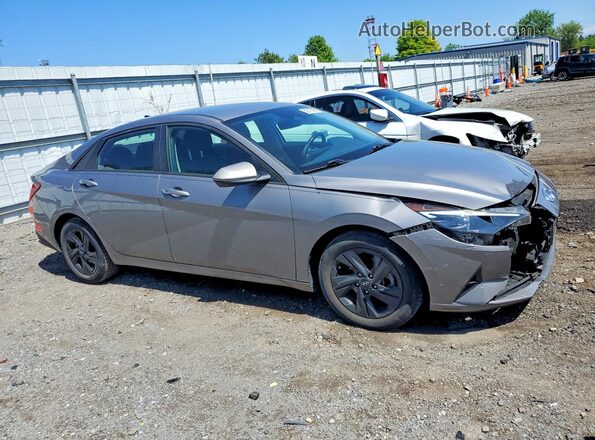 KMHLS4AGXMU211758 2021 HYUNDAI ELANTRA Silver Առջևի աջ