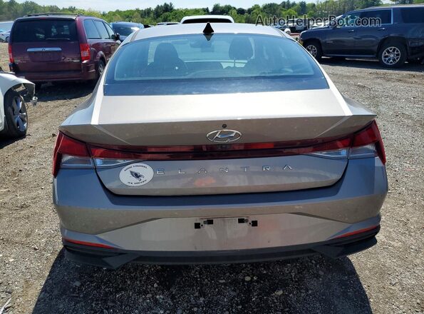 KMHLS4AGXMU211758 2021 HYUNDAI ELANTRA Silver Հետևի տեսք