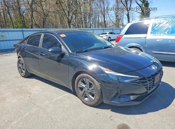 KMHLS4AGXNU245040 2022 HYUNDAI ELANTRA Black Передня права чверть