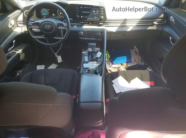 KMHLS4AGXNU245040 2022 HYUNDAI ELANTRA Black Вид панелі приладів