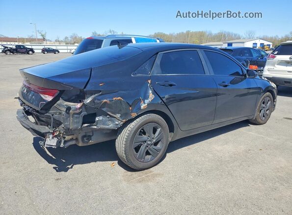 KMHLS4AGXNU245040 2022 HYUNDAI ELANTRA Black Задня права чверть