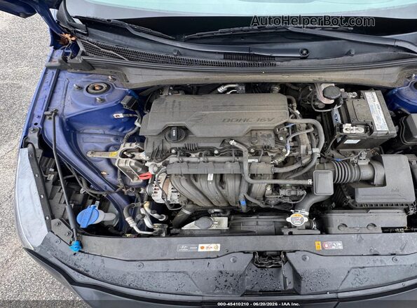 KMHLS4AGXNU314292 2022 HYUNDAI ELANTRA Blue Вид ззаду