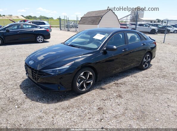 KMHLS4AGXPU409664 2023 HYUNDAI ELANTRA Black Przód lewy