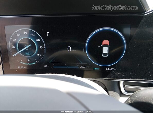 KMHLS4AGXPU409664 2023 HYUNDAI ELANTRA Black Widok tylnych siedzeń