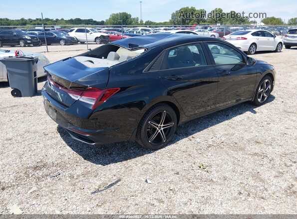 KMHLS4AGXPU409664 2023 HYUNDAI ELANTRA Black Tył prawy