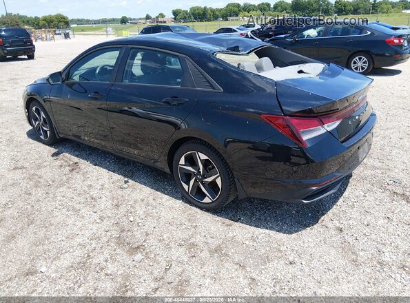KMHLS4AGXPU409664 2023 HYUNDAI ELANTRA Black Tył lewy