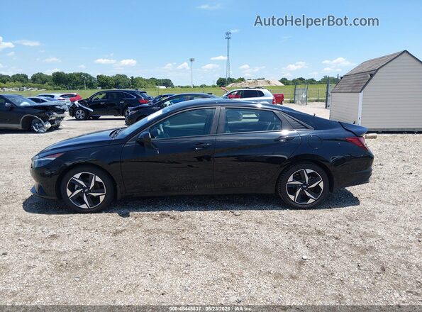 KMHLS4AGXPU409664 2023 HYUNDAI ELANTRA Black Widok wnętrza 360 stopni