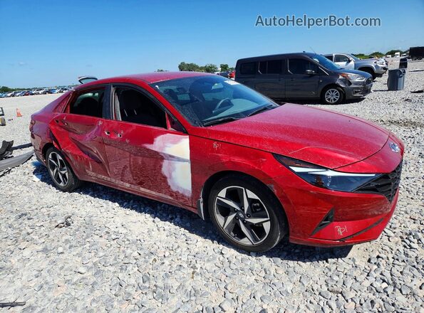 KMHLS4AGXPU453924 2023 HYUNDAI ELANTRA Красный 