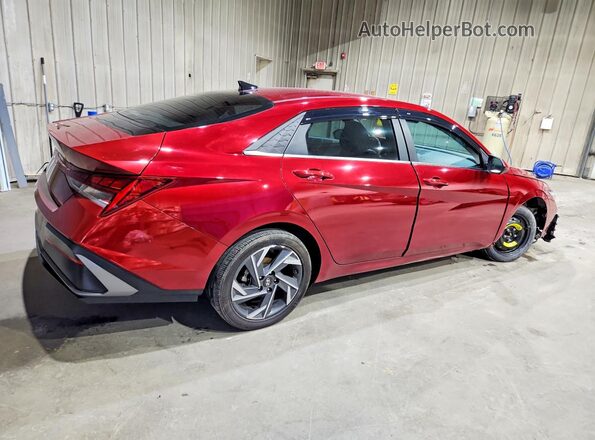 KMHLS4DG0RU716081 2024 HYUNDAI ELANTRA Red Задня права чверть