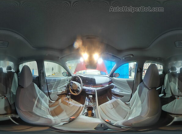 KMHLS4DG0RU716081 2024 HYUNDAI ELANTRA Red Панорамний вид салону 360°