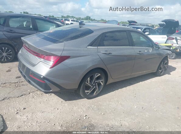 KMHLS4DG0RU820439 2024 HYUNDAI ELANTRA Gray Հետևի աջ