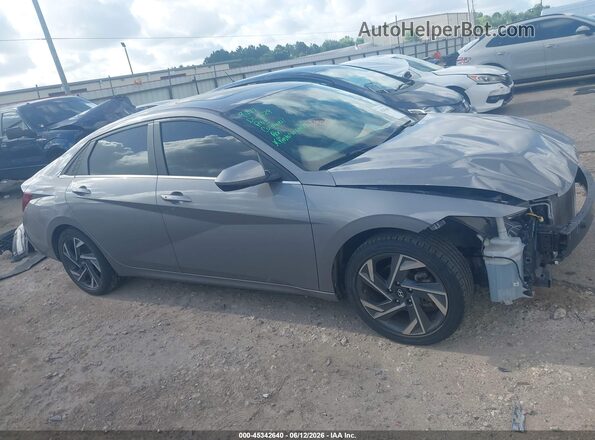 KMHLS4DG0RU820439 2024 HYUNDAI ELANTRA Gray Սալոնի հետևի տեսք