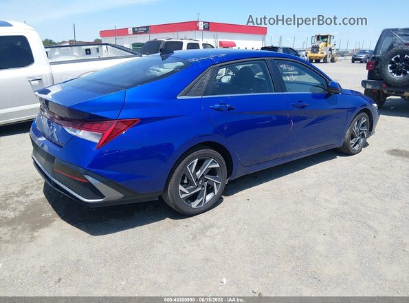 KMHLS4DG0SU000349 2025 HYUNDAI ELANTRA Blue Rear right